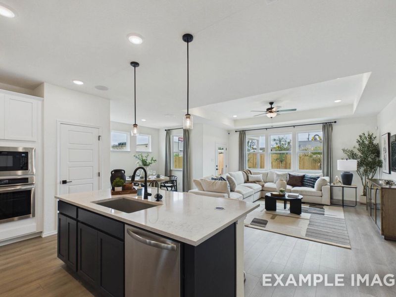 Representative furnished interior of a home built from the The Laurel G by Davidson Homes LLC in Morgan Meadows, San Antonio (Image 8). Representative furnished interior of a home built from the The Laurel G by Davidson Homes LLC in Morgan Meadows, San Antonio (Image 8).