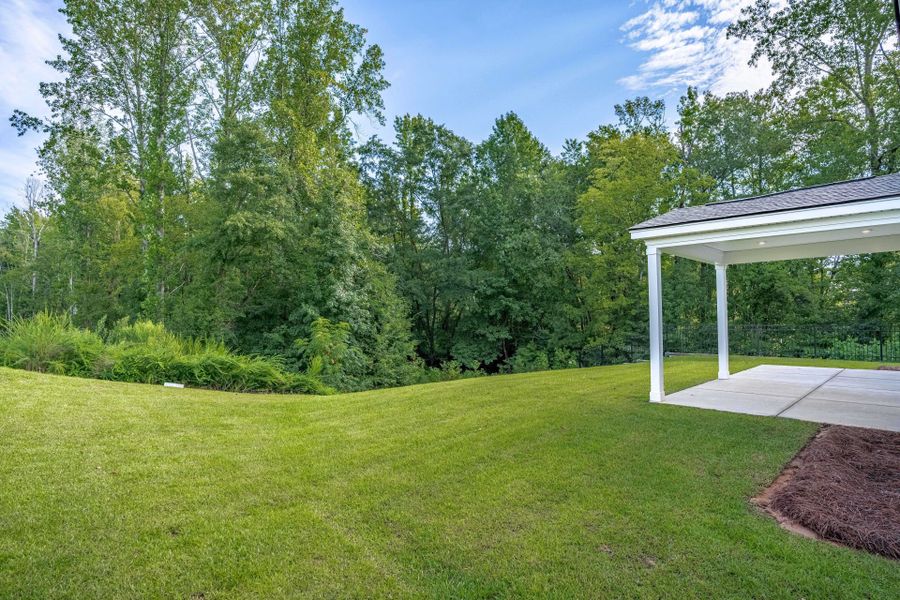 Exterior details and patio area of a home in Carriage Estates, Lexington (Image 3).