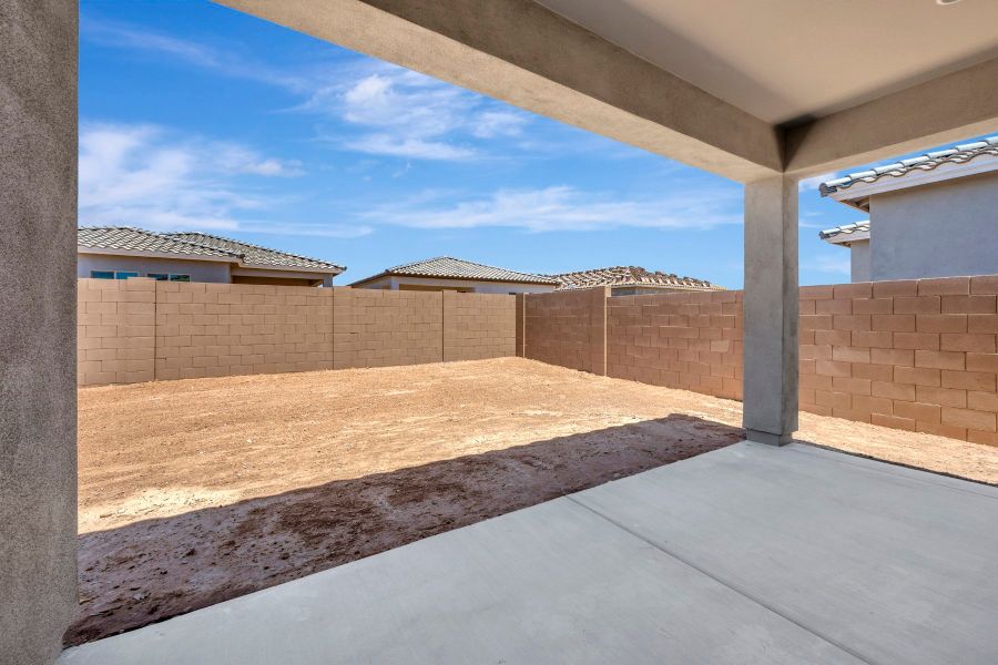 Exterior details and patio area of a home in Artesa at Soleo, San Tan Valley (Image 3).