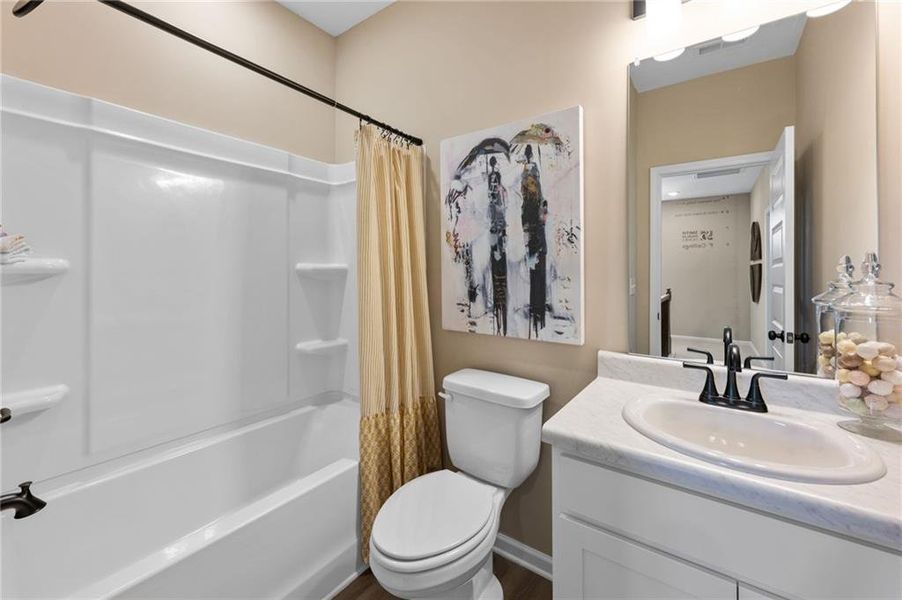 Furnished interior view inside a new home in Townes At The Stiles, Cartersville (Image 14). Furnished interior view inside a new home in Townes At The Stiles, Cartersville (Image 14).