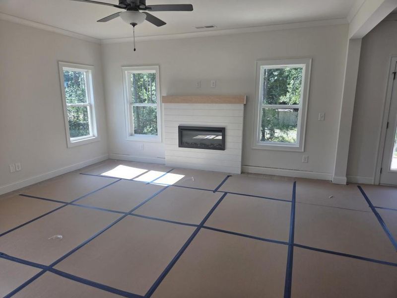 In-progress construction of a new home in , Ellenwood, GA (Image 10).
