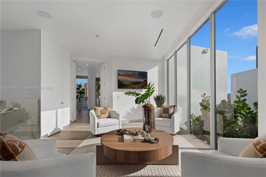 Furnished interior view inside a new home in , Hallandale Beach (Image 17).