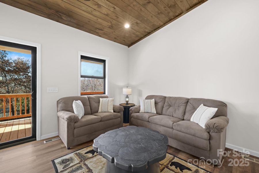 Furnished interior view inside a new home in , Bryson City (Image 10).