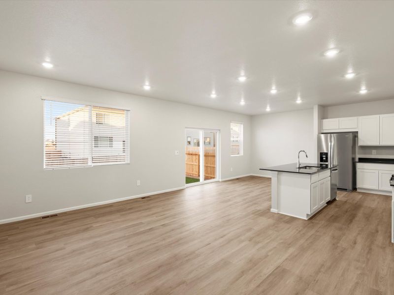 Spacious, unfurnished interior of a new home in Lorson Ranch: The Trail Collection, Colorado Springs (Image 10).