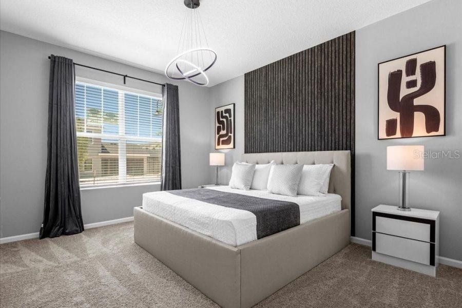 Furnished interior view inside a new home in , Kissimmee (Image 11).