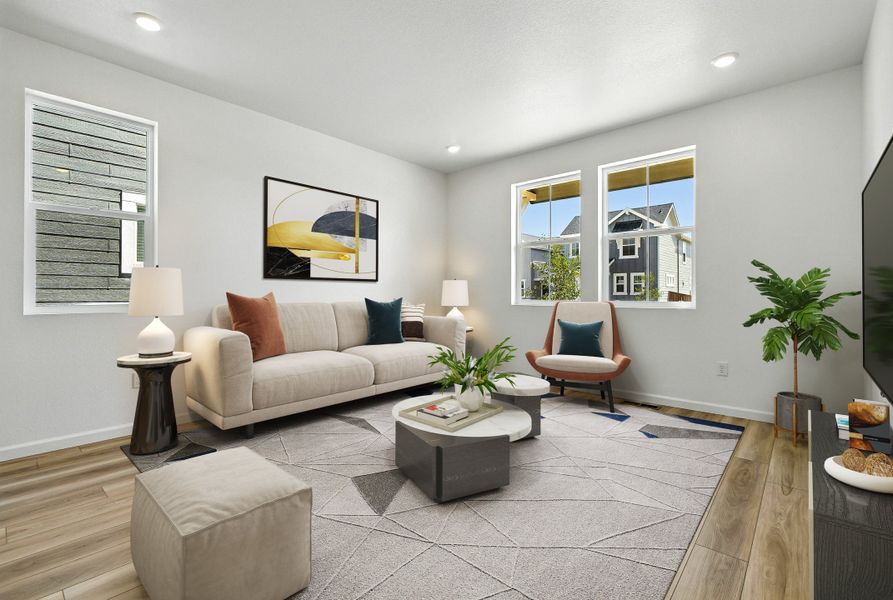 Furnished interior view inside a new home in Farmlore, Brighton (Image 6).