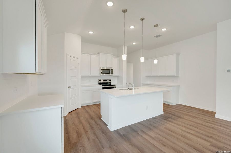 Furnished interior view inside a new home in Greenspoint Heights, Seguin (Image 8).