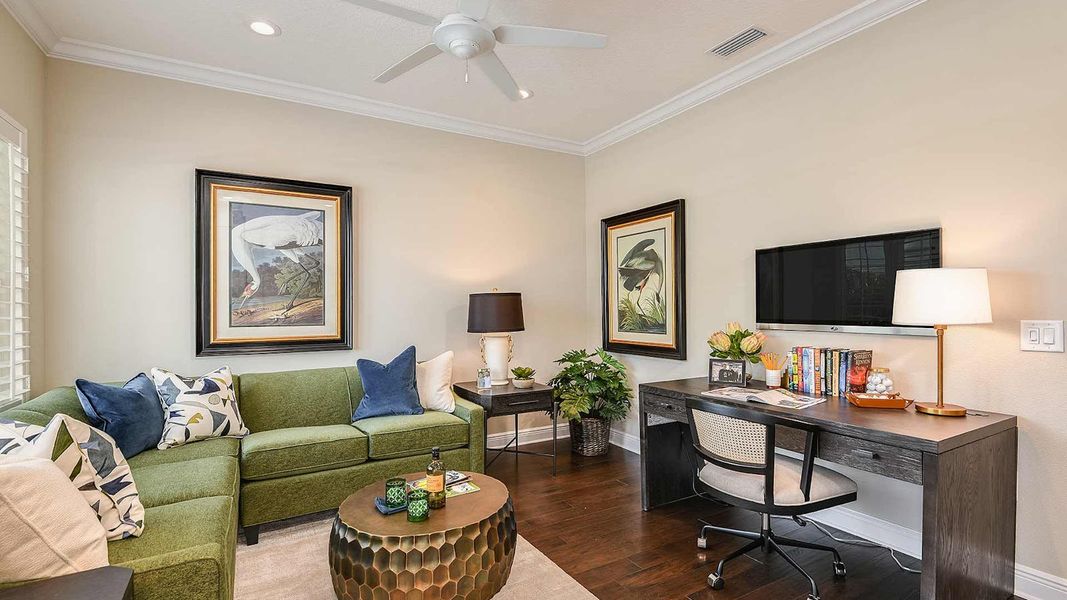 Furnished interior view inside a new home in Windward, Lakewood Ranch (Image 25). Furnished interior view inside a new home in Windward, Lakewood Ranch (Image 25).