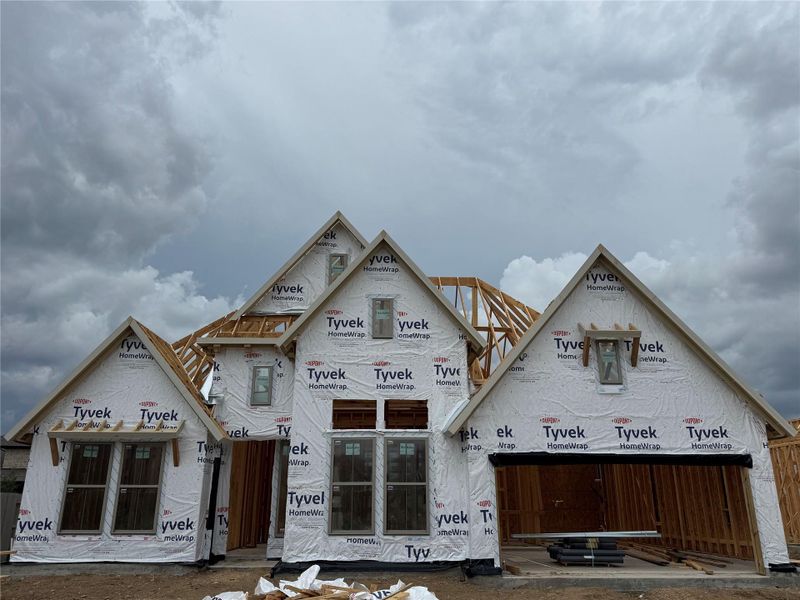 In-progress construction of a new home in Pomona, Manvel, TX (Image 4). In-progress construction of a new home in Pomona, Manvel, TX (Image 4).