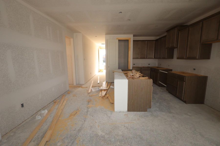 In-progress construction of a new home in Jordan Ranch - Terrace Collection, Fulshear, TX (Image 7). In-progress construction of a new home in Jordan Ranch - Terrace Collection, Fulshear, TX (Image 7).