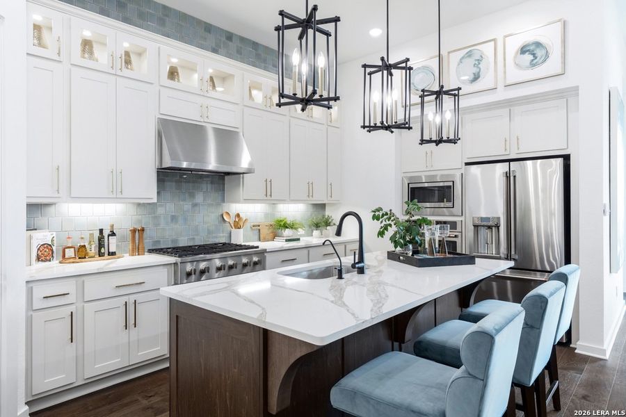 Furnished interior view inside a new home in The Ranches at Creekside, Boerne (Image 6).