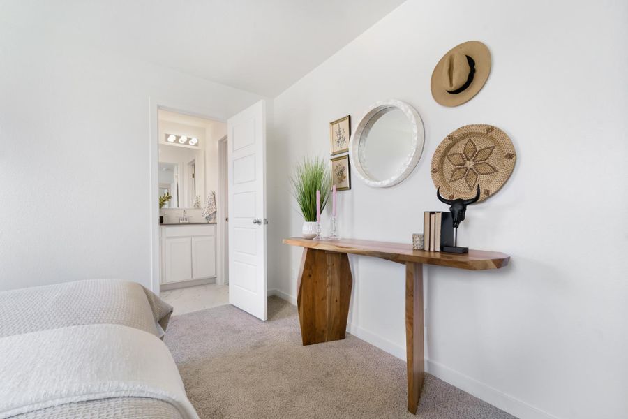 Furnished interior view inside a new home in Union Colony West, Greeley (Image 16).