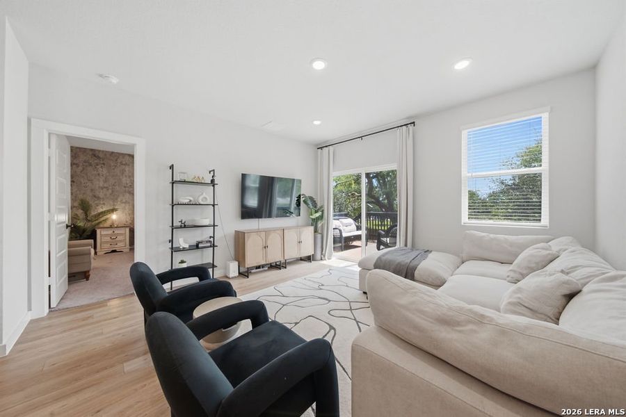 Furnished interior view inside a new home in Blue Ridge Ranch, San Antonio (Image 9).