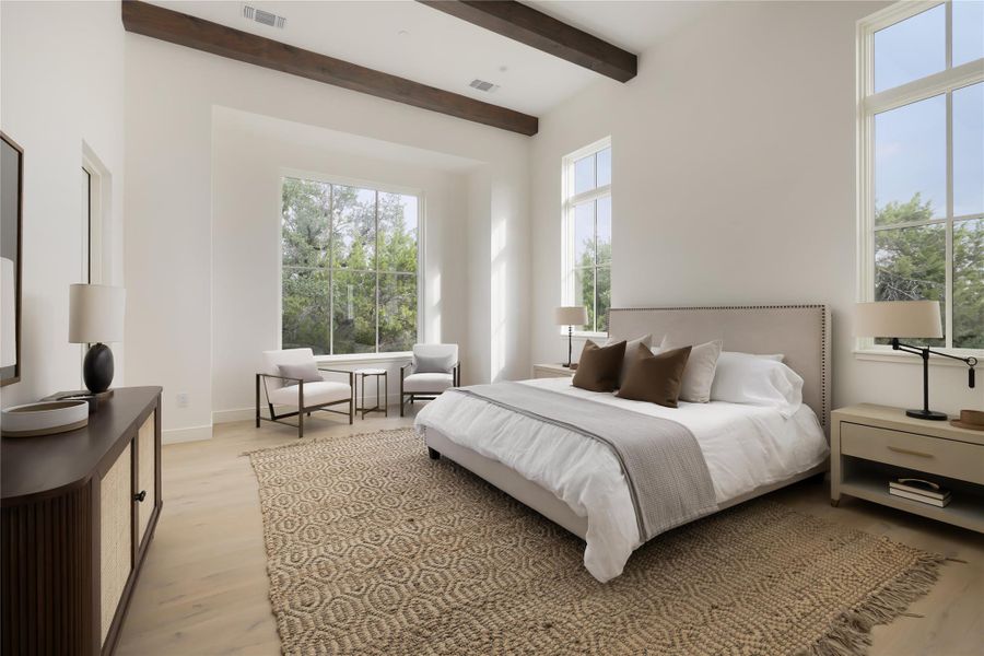 Furnished interior view inside a new home in Amarra Villas, Austin (Image 11).
