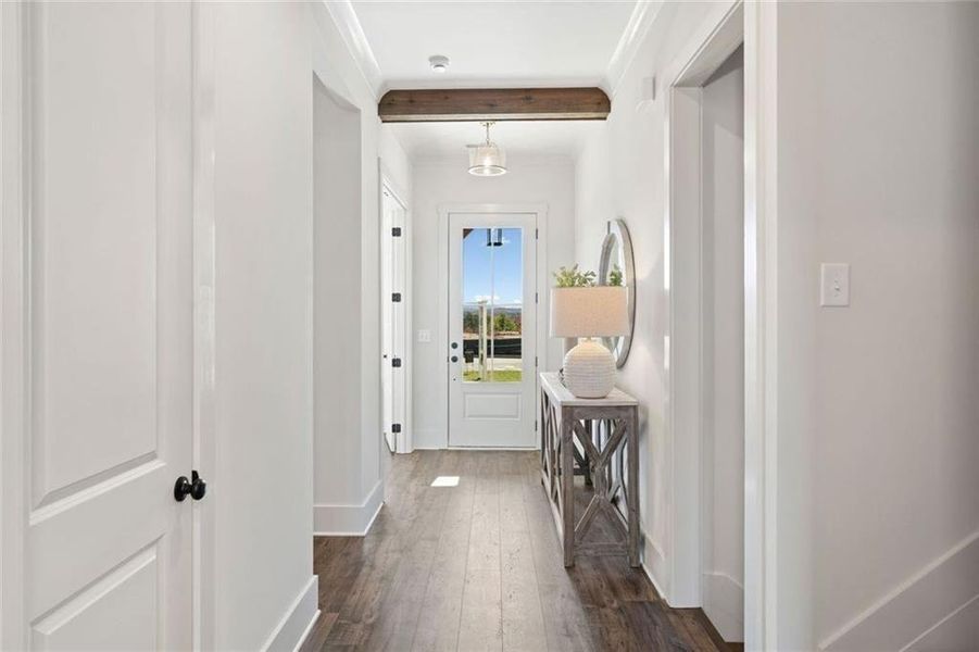 Furnished interior view inside a new home in , Ellijay (Image 14).