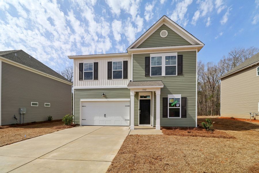 Representative exterior photo of a completed home built from the Benton II by Great Southern Homes in Lynbrook, Boiling Springs, SC (Image 25).