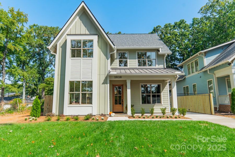 Exterior details and patio area of a home in , Charlotte (Image 25).