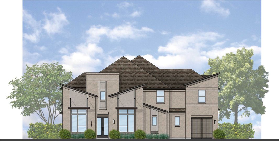 Representative rendering of the exterior for the 289 Plan by Highland Homes (Image 40). Representative rendering of the exterior for the 289 Plan by Highland Homes (Image 40).