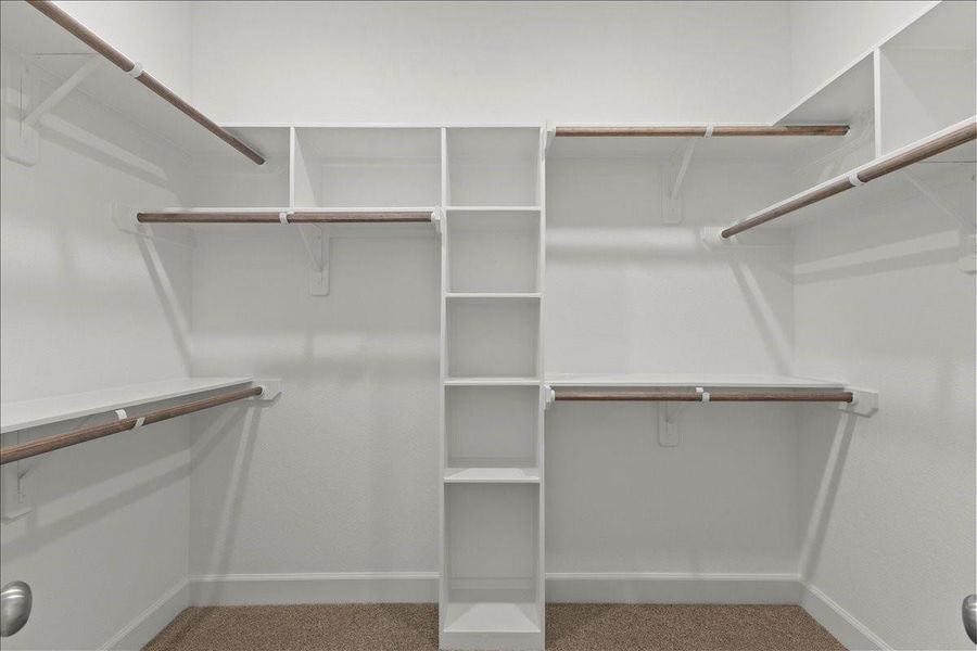 Primary walk-in closet