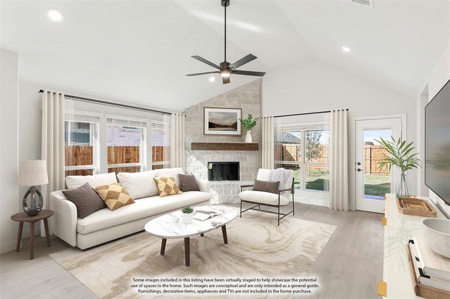 Furnished interior view inside a new home in West Crossing, Anna (Image 9). Furnished interior view inside a new home in West Crossing, Anna (Image 9).