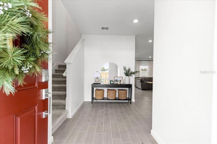 Furnished interior view inside a new home in Millwood: Millwood Estates - The Enclave, Ocala (Image 8). Furnished interior view inside a new home in Millwood: Millwood Estates - The Enclave, Ocala (Image 8).