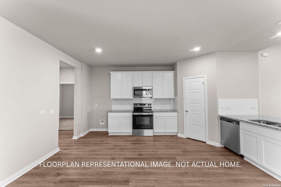 Furnished interior view inside a new home in Park Place, New Braunfels (Image 5).