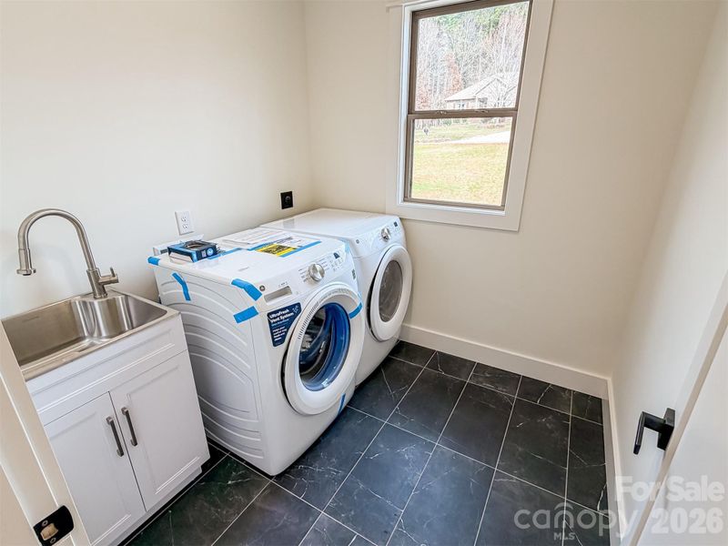 Furnished interior view inside a new home in , Newton (Image 39).