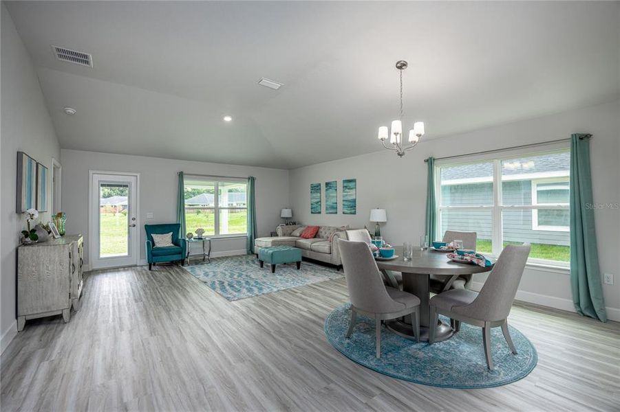 Furnished interior view inside a new home in Savannah Station, Alachua (Image 10).