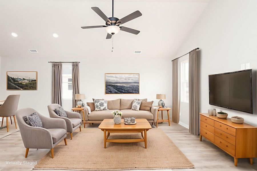 Representative furnished interior of a home built from the Longleaf by Nason Homes in Brady Estates, Murfreesboro (Image 9).