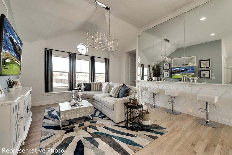 Furnished interior view inside a new home in Walton Ridge, Corinth (Image 10).