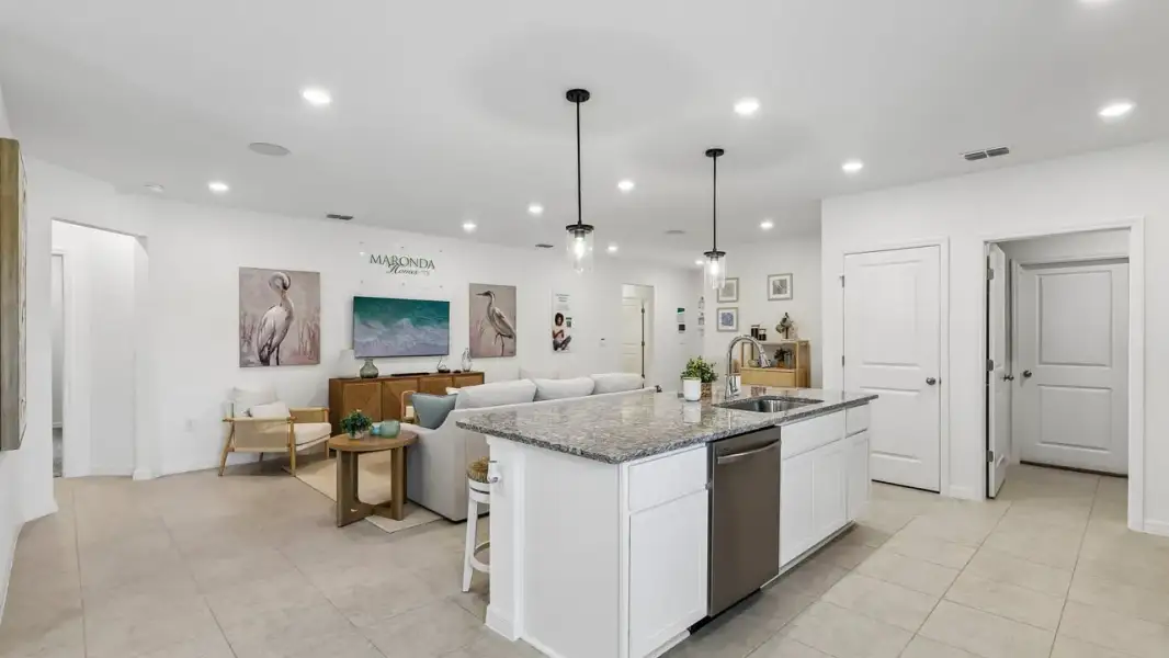 Representative furnished interior of a home built from the Maple by Maronda Homes in Cassie Oaks, Jacksonville (Image 10).