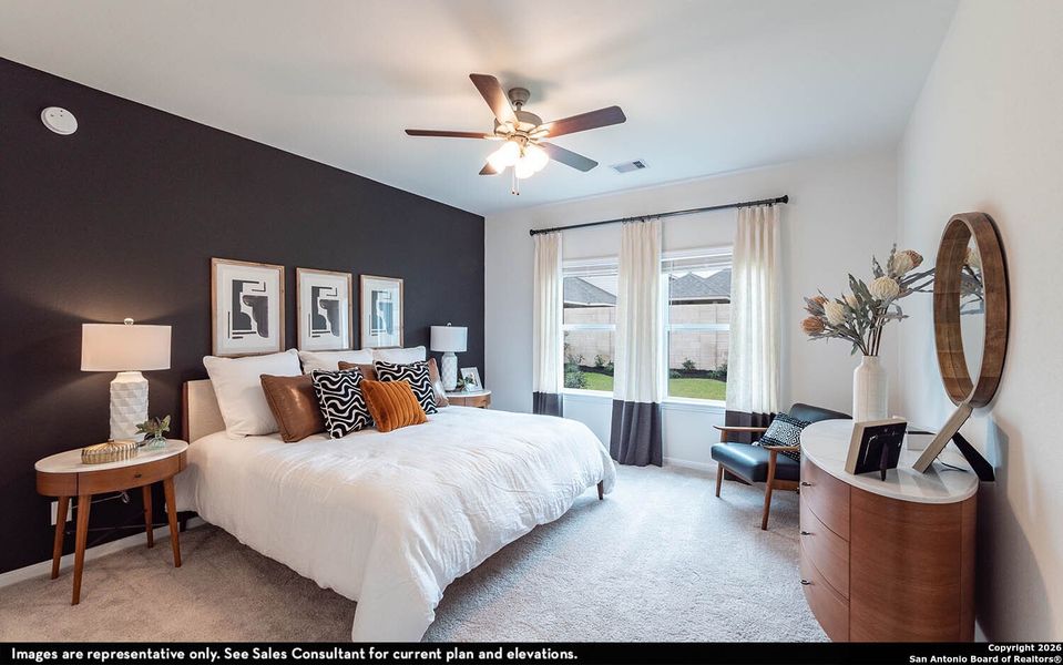 Furnished interior view inside a new home in Garden Grove, San Antonio (Image 2).