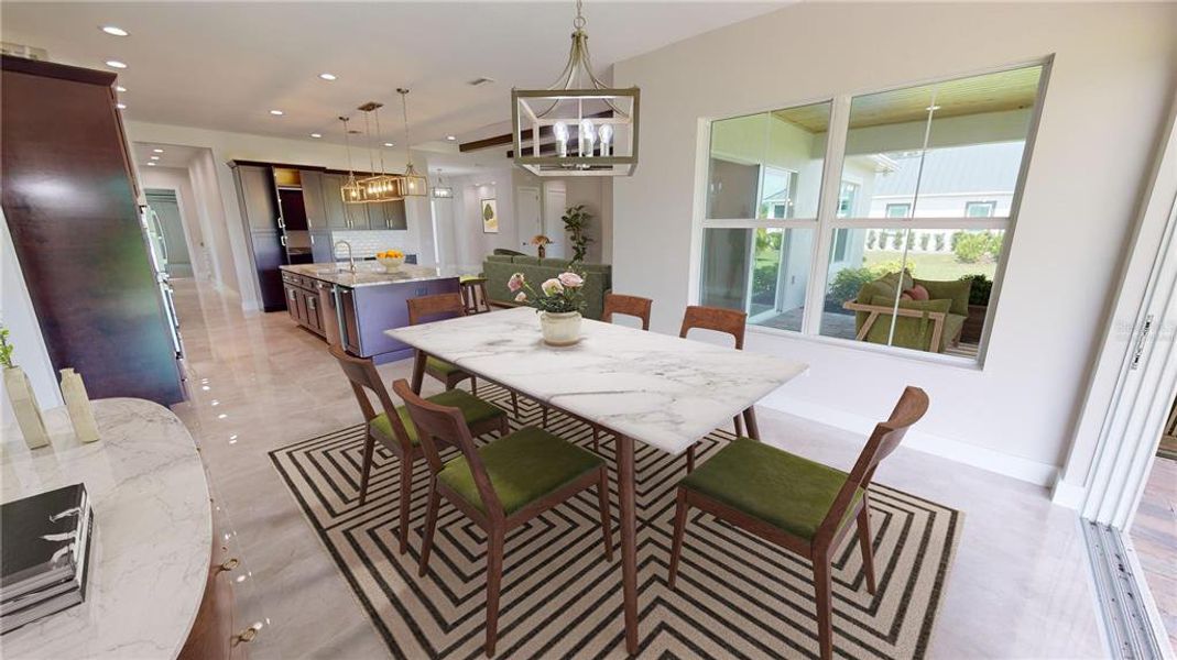 **Virtually staged - Dining area **Virtually staged - Dining area