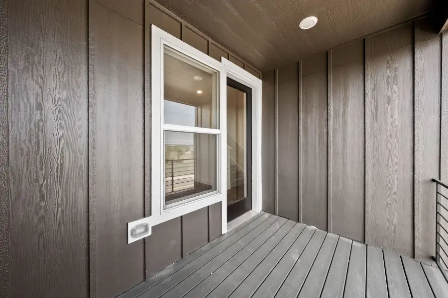 Exterior details and patio area of a home in Berkeley Villas, Denver (Image 3).