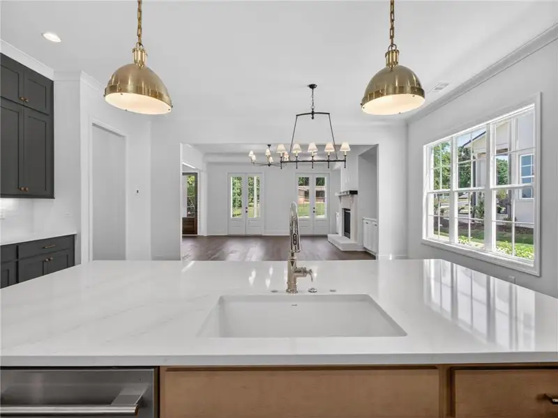Furnished interior view inside a new home in , Suwanee (Image 13).