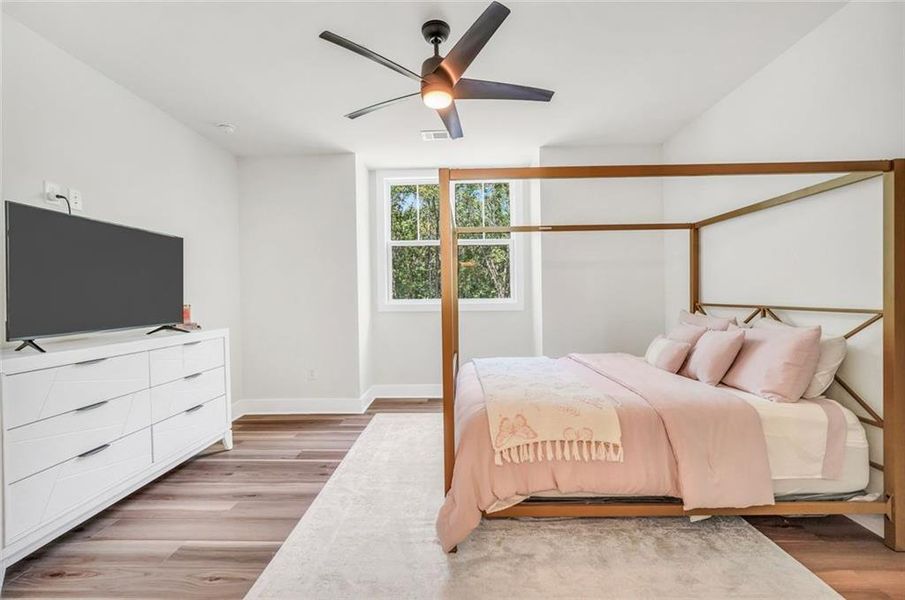 Furnished interior view inside a new home in , Winston (Image 16).