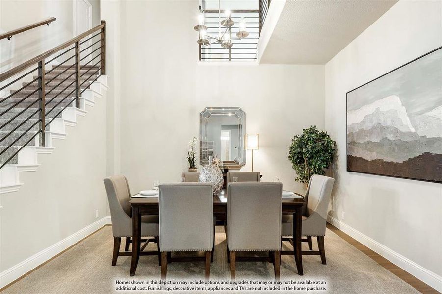 Furnished interior view inside a new home in Wildflower Ranch, Fort Worth (Image 13).