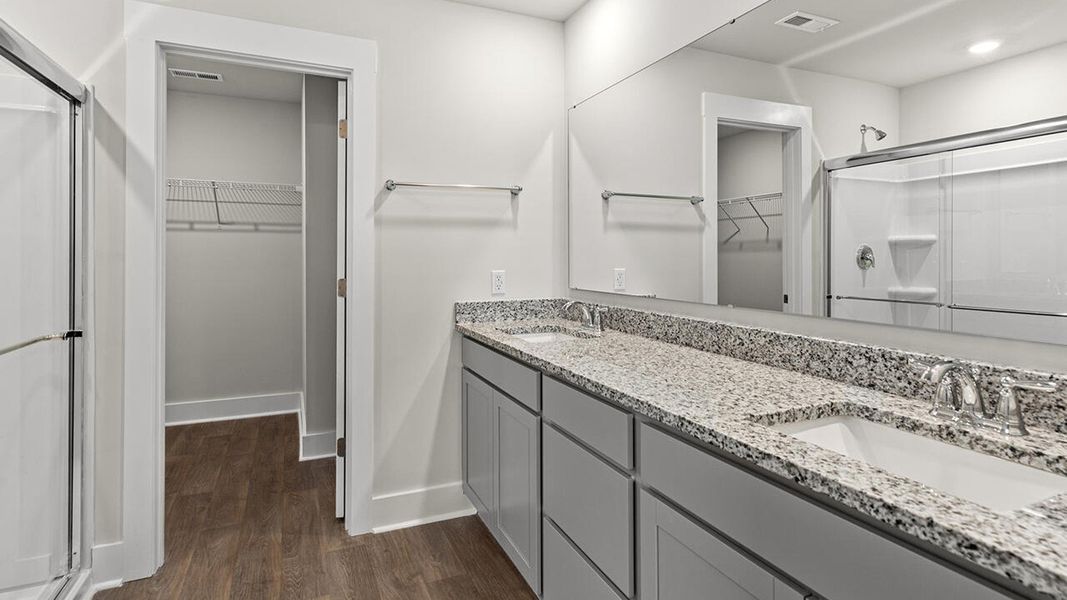 Furnished interior view inside a new home in Cedar Hill Landing, Navassa (Image 9).