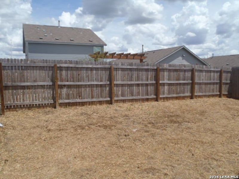 Exterior details and patio area of a home in Navarro Ranch, Seguin (Image 19). Exterior details and patio area of a home in Navarro Ranch, Seguin (Image 19).