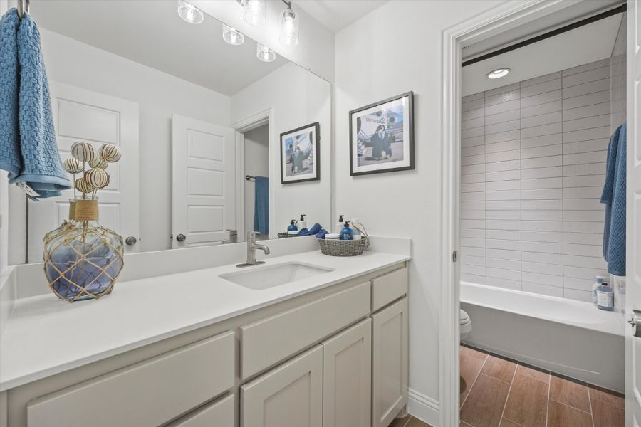 Furnished interior view inside a new home in Lake Shore Village, Rowlett (Image 27).