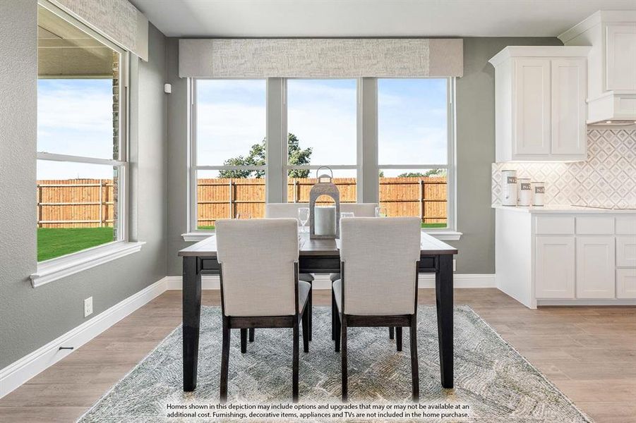 Furnished interior view inside a new home in Hayes Crossing, Midlothian (Image 6).
