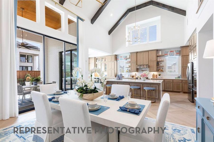 Furnished interior view inside a new home in Furst Ranch, Flower Mound (Image 17).