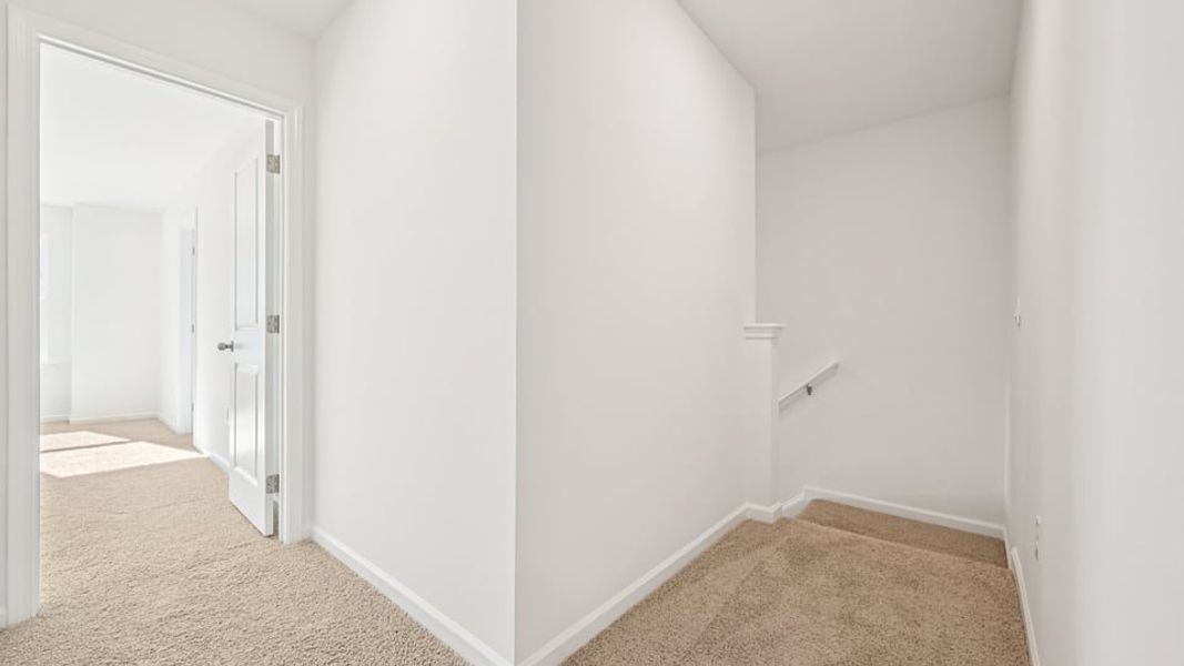 Spacious, unfurnished interior of a new home in Chapel Townes, Raleigh (Image 19).