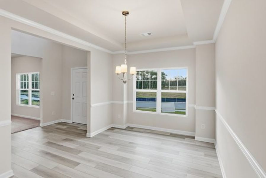 Representative unfurnished interior of a home built from the Clayton by Piedmont Residential in Hampton Ridge, Jefferson (Image 14).