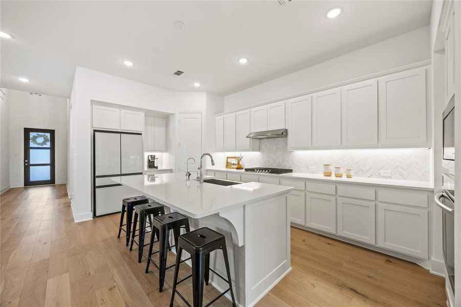 Furnished interior view inside a new home in Thompson Farms: 50ft. lots, Van Alstyne (Image 7). Furnished interior view inside a new home in Thompson Farms: 50ft. lots, Van Alstyne (Image 7).