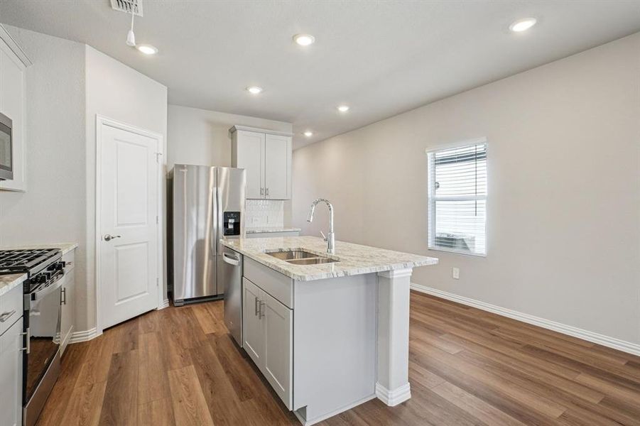 Photo is not of the actual home, but is an inspirational photo of builder’s model home and may depict options, furnishings, and/or decorator features that are not included.