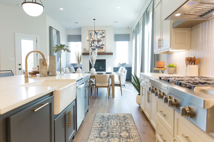 Representative furnished interior of a home built from the 6011 by Tradition Homes in Mustang Lakes, McKinney (Image 15).