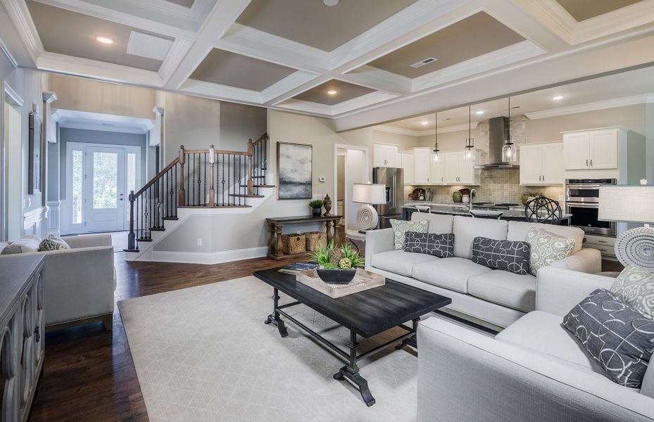 Representative furnished interior of a home built from the Worthington by Pulte Homes in The Retreat at Carolina Ridge, Harrisburg (Image 19).