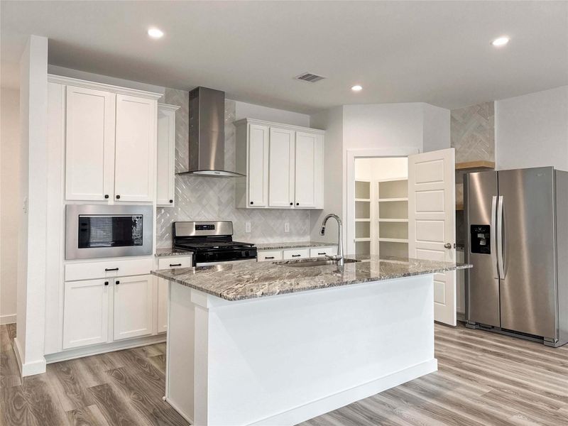 Furnished interior view inside a new home in , Houston (Image 8).
