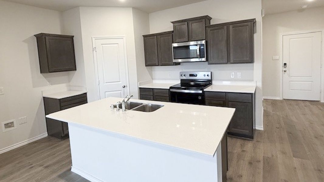 Furnished interior view inside a new home in Frontier Pointe, Princeton (Image 3).